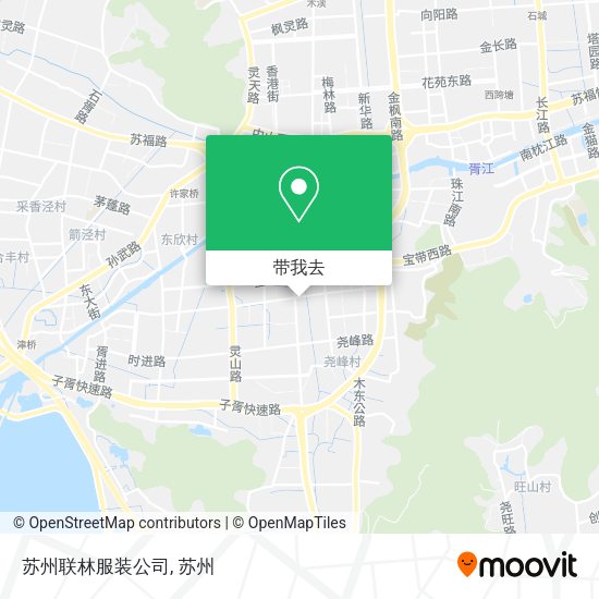苏州联林服装公司地图