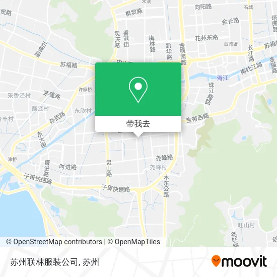 苏州联林服装公司地图