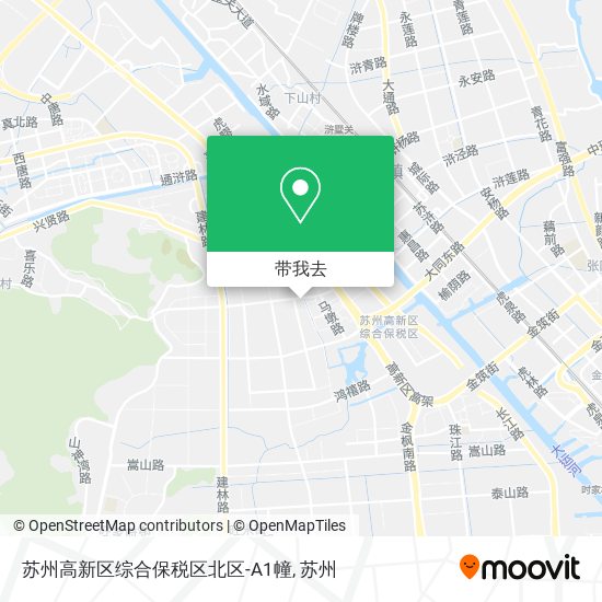 苏州高新区综合保税区北区-A1幢地图