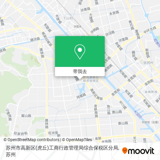 苏州市高新区(虎丘)工商行政管理局综合保税区分局地图