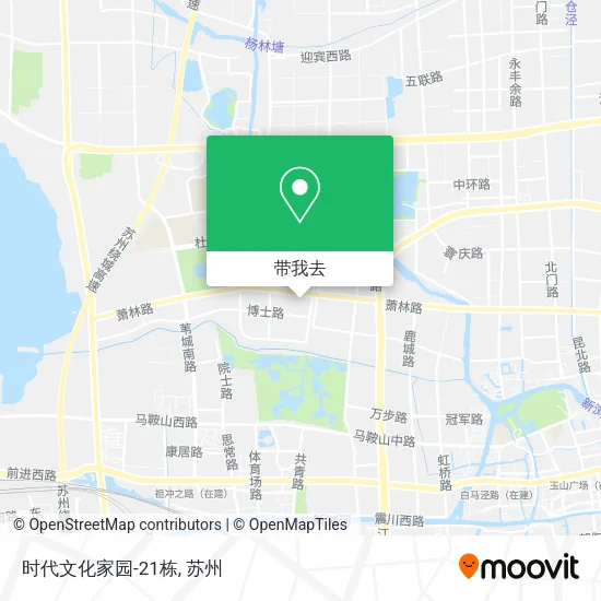 时代文化家园-21栋地图