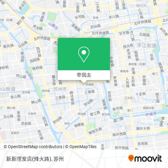 新新理发店(烽火路)地图