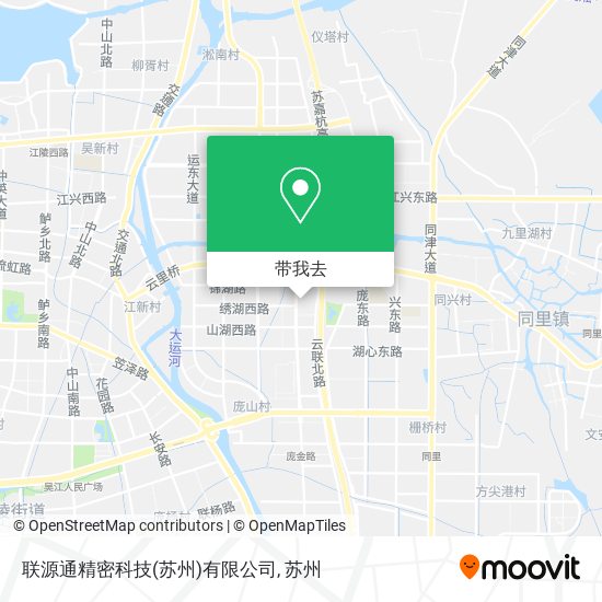 联源通精密科技(苏州)有限公司地图