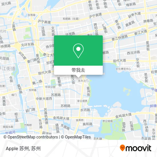 Apple 苏州地图