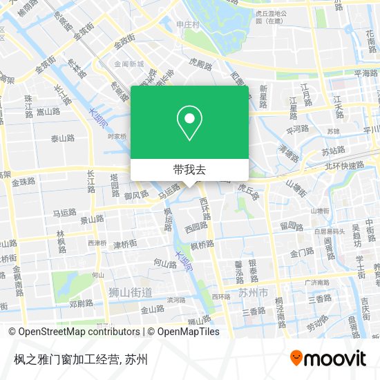枫之雅门窗加工经营地图