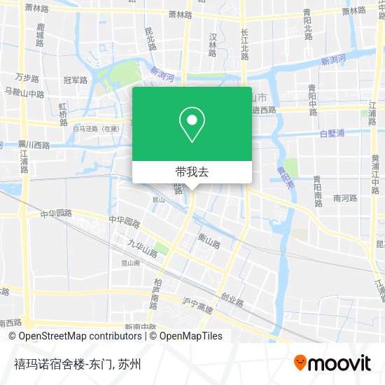 禧玛诺宿舍楼-东门地图