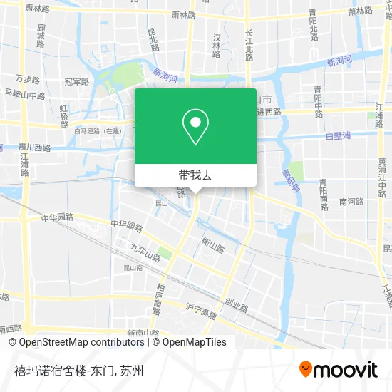 禧玛诺宿舍楼-东门地图