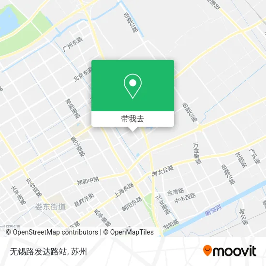 无锡路发达路站地图