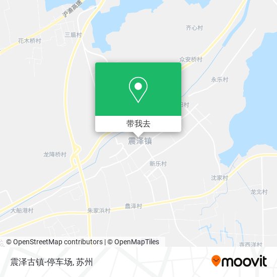 震泽古镇-停车场地图