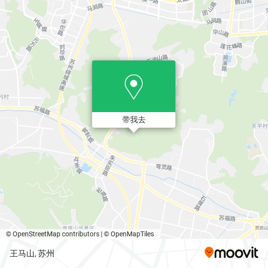 王马山地图