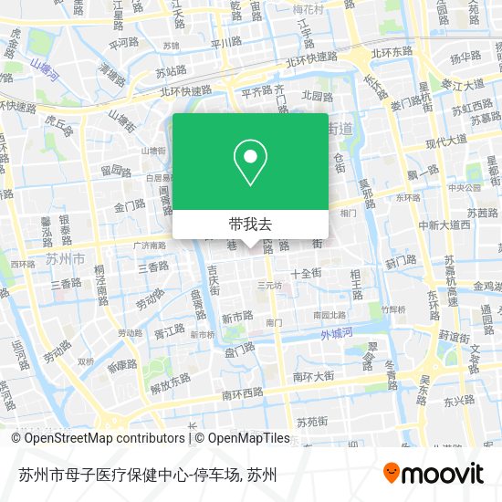 苏州市母子医疗保健中心-停车场地图