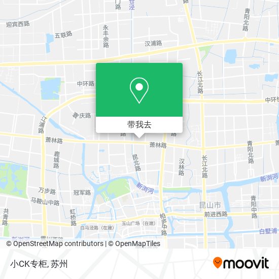 小CK专柜地图