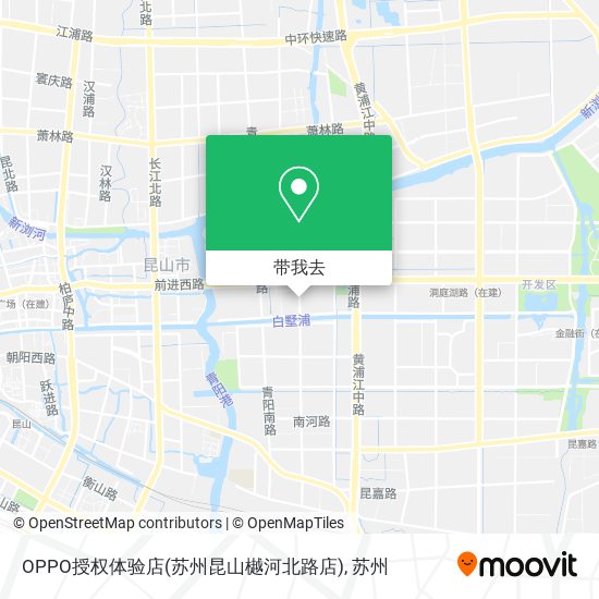 OPPO授权体验店(苏州昆山樾河北路店)地图