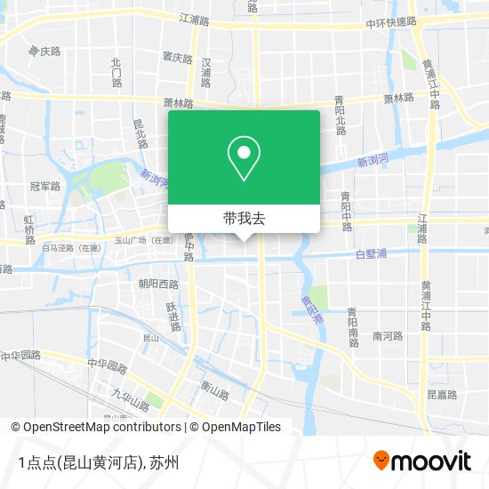 1点点(昆山黄河店)地图