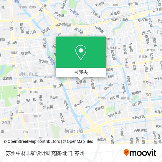 苏州中材非矿设计研究院-北门地图