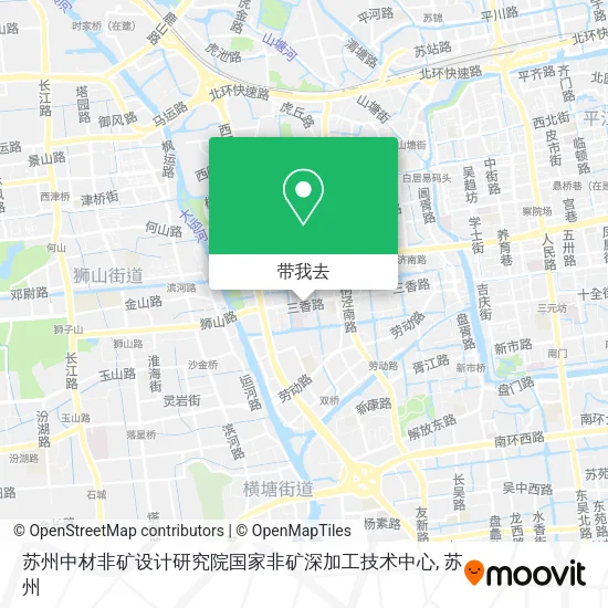 苏州中材非矿设计研究院国家非矿深加工技术中心地图