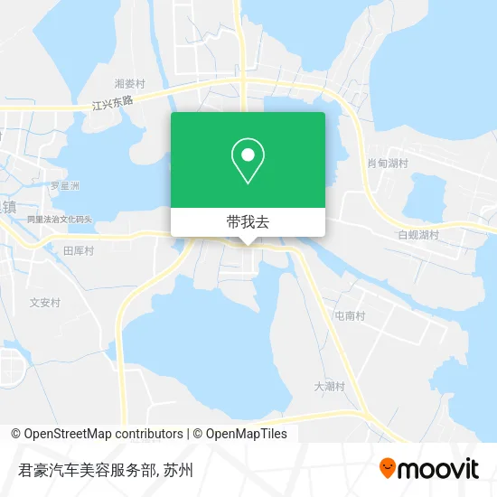 君豪汽车美容服务部地图