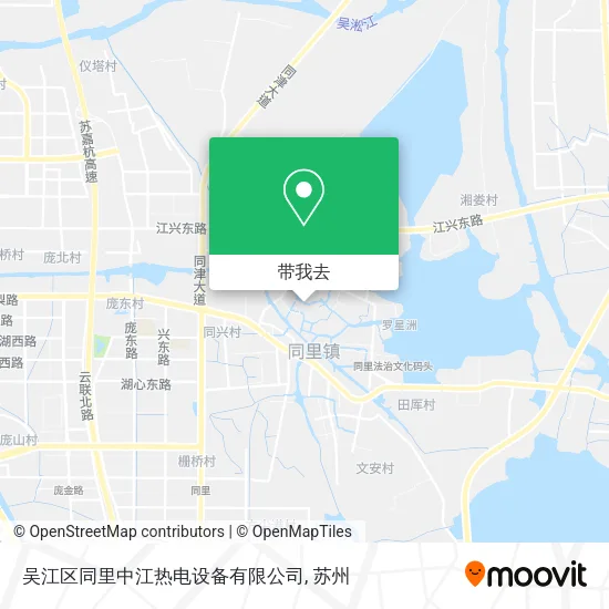 吴江区同里中江热电设备有限公司地图