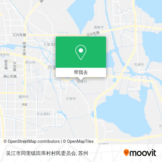 吴江市同里镇田厍村村民委员会地图