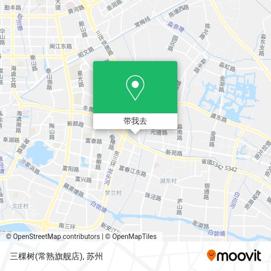 三棵树(常熟旗舰店)地图