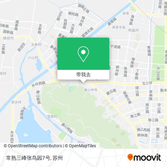 常熟三峰张鸟园7号地图