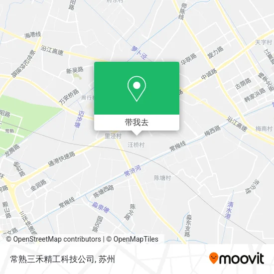 常熟三禾精工科技公司地图