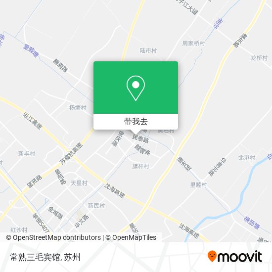 常熟三毛宾馆地图