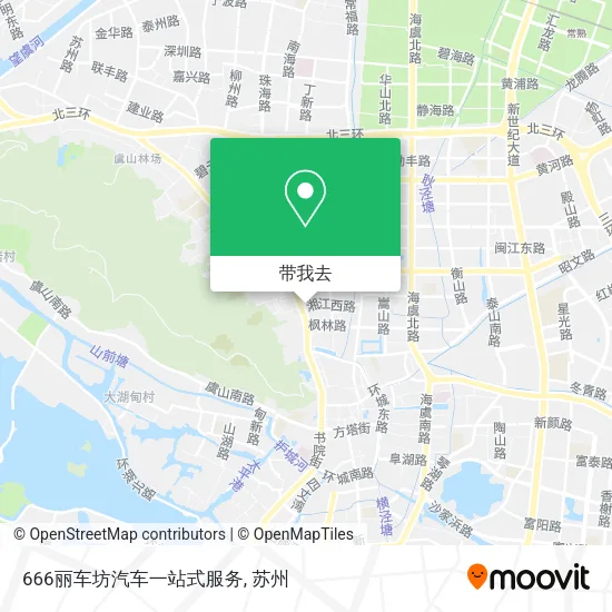 666丽车坊汽车一站式服务地图