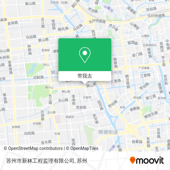 苏州市新林工程监理有限公司地图