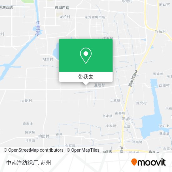 中南海纺织厂地图