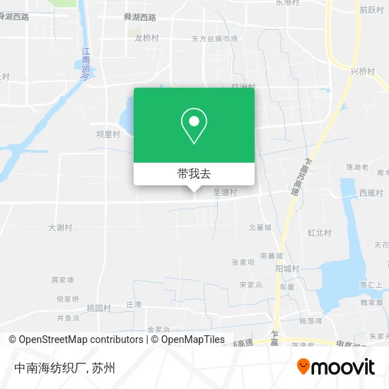 中南海纺织厂地图