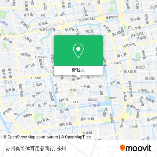 苏州奥维体育用品商行地图