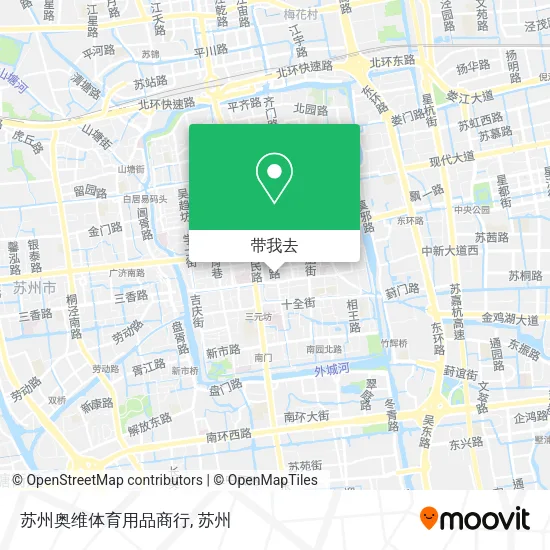 苏州奥维体育用品商行地图