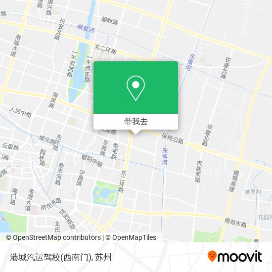 港城汽运驾校(西南门)地图
