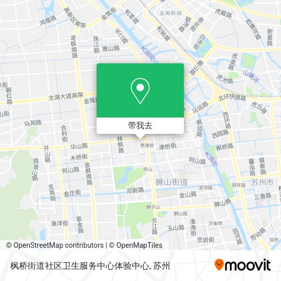 枫桥街道社区卫生服务中心体验中心地图