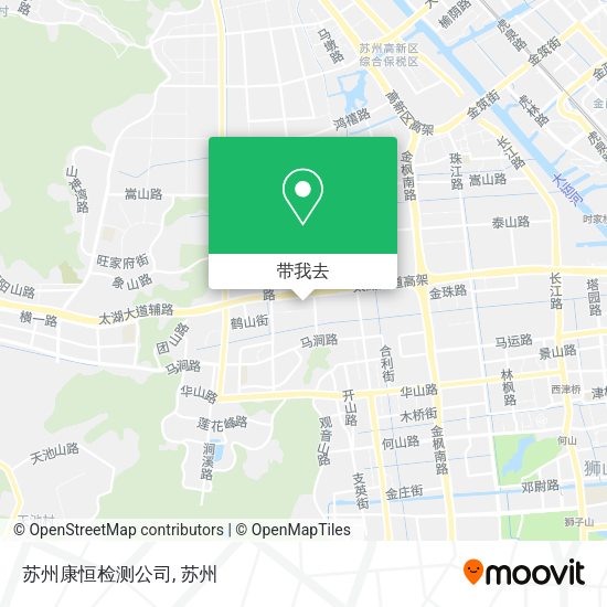 苏州康恒检测公司地图
