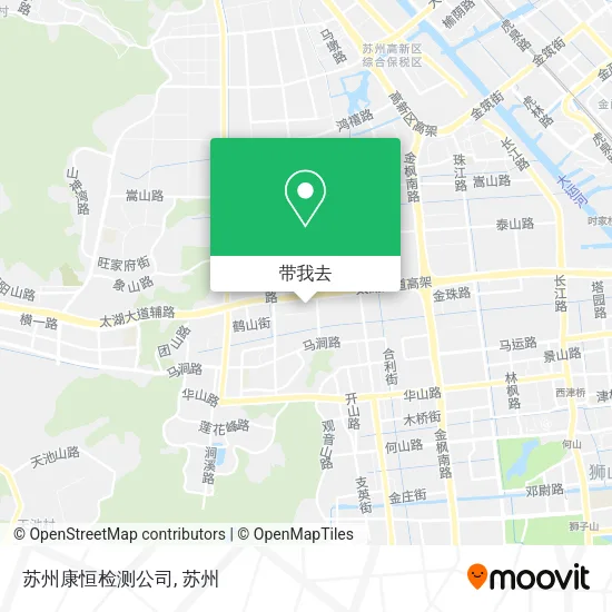 苏州康恒检测公司地图