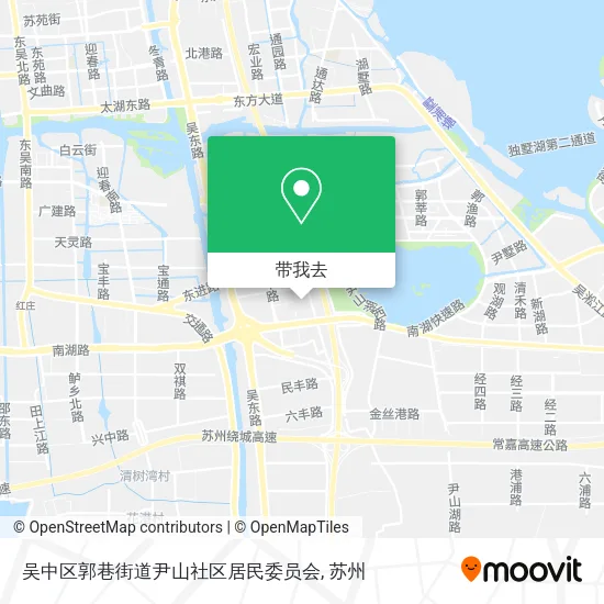 吴中区郭巷街道尹山社区居民委员会地图