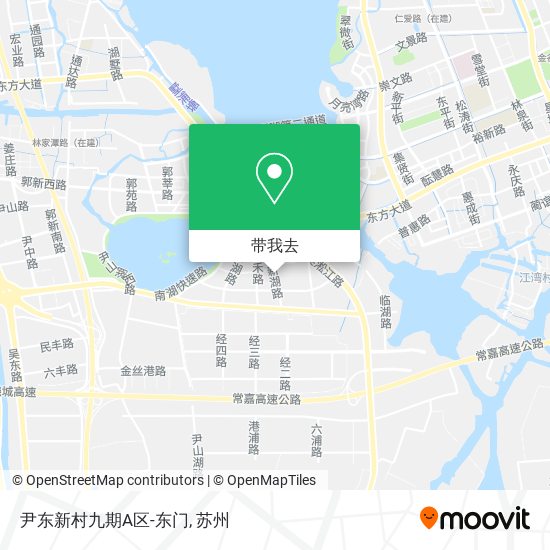 尹东新村九期A区-东门地图
