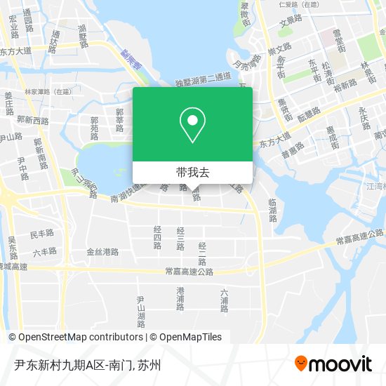 尹东新村九期A区-南门地图