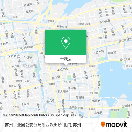 苏州工业园公安分局湖西派出所-北门地图