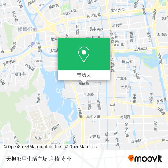 天枫邻里生活广场-座椅地图