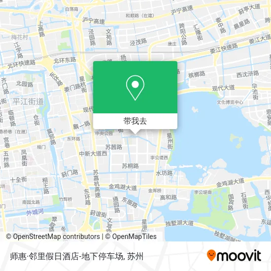 师惠·邻里假日酒店-地下停车场地图