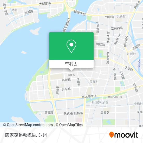 顾家荡路秋枫街地图