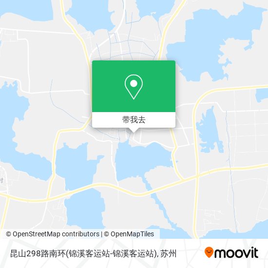 昆山298路南环(锦溪客运站-锦溪客运站)地图