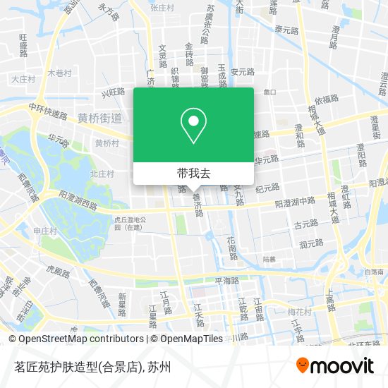 茗匠苑护肤造型(合景店)地图