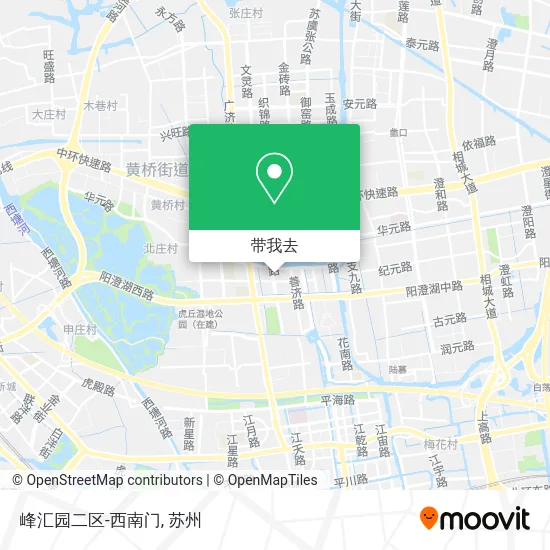 峰汇园二区-西南门地图