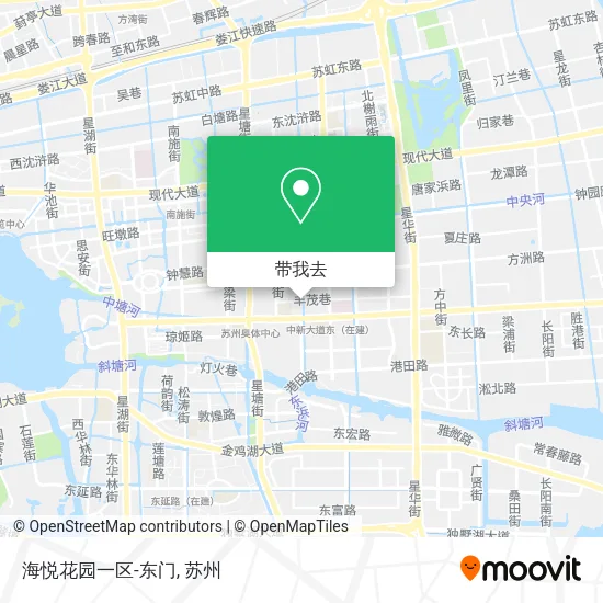 海悦花园一区-东门地图