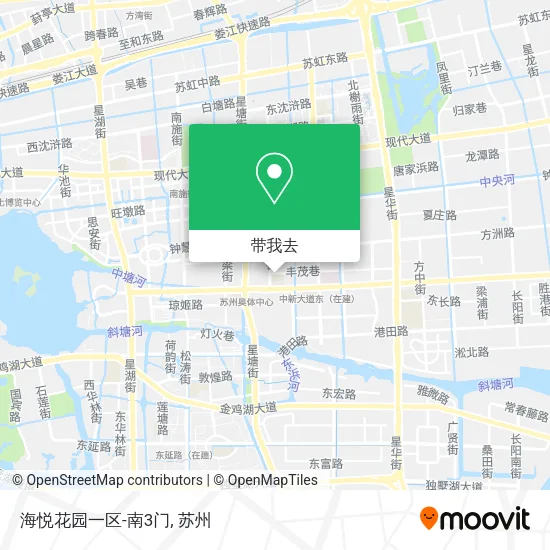 海悦花园一区-南3门地图