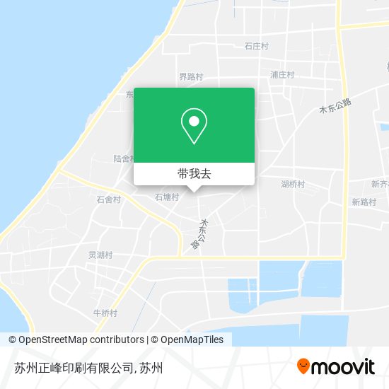 苏州正峰印刷有限公司地图